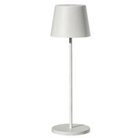 TOUCH-TISCHLAMPE KELLY weiß - Weiß, Metall (11.3/11.3/38cm) - Lumisky