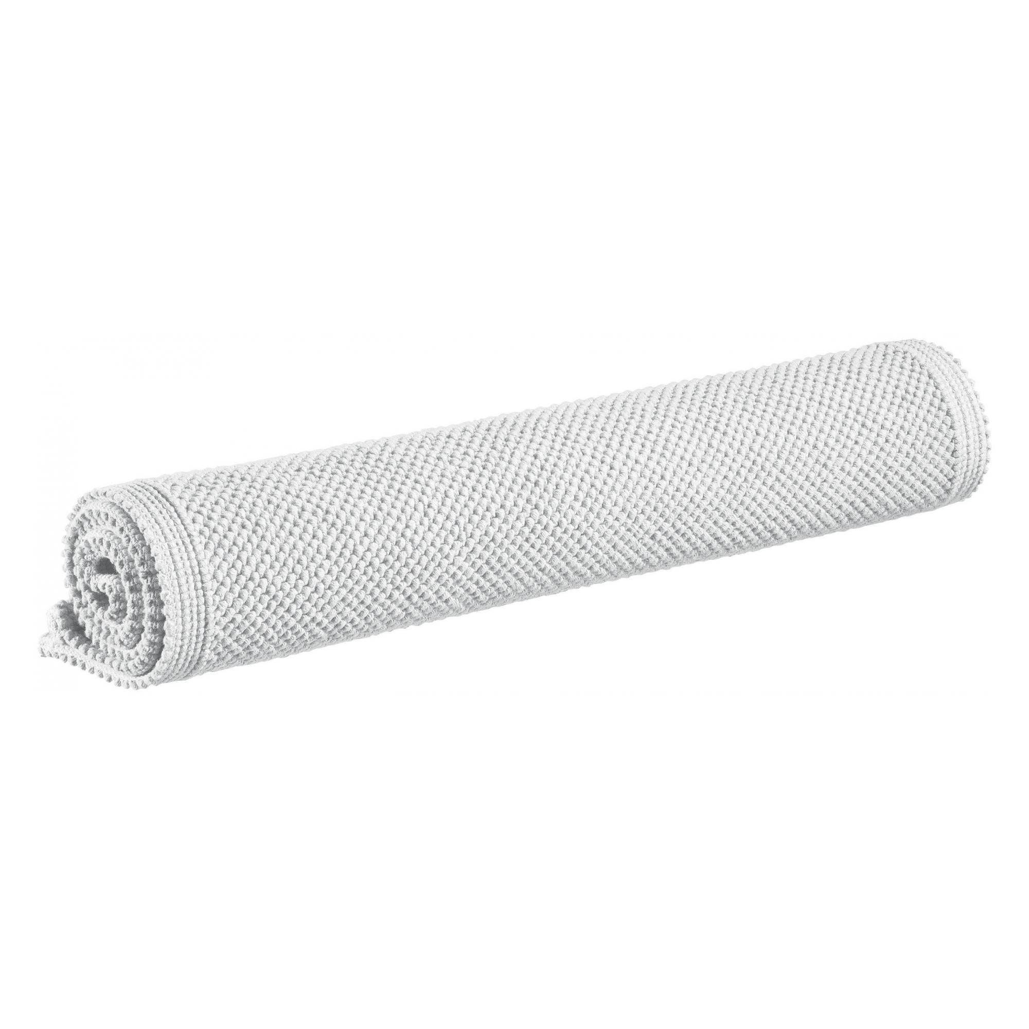 BADEMATTE Etia schneeweiß 54 x 110 cm - Weiß, Textil (54/110cm) - Vivaraise