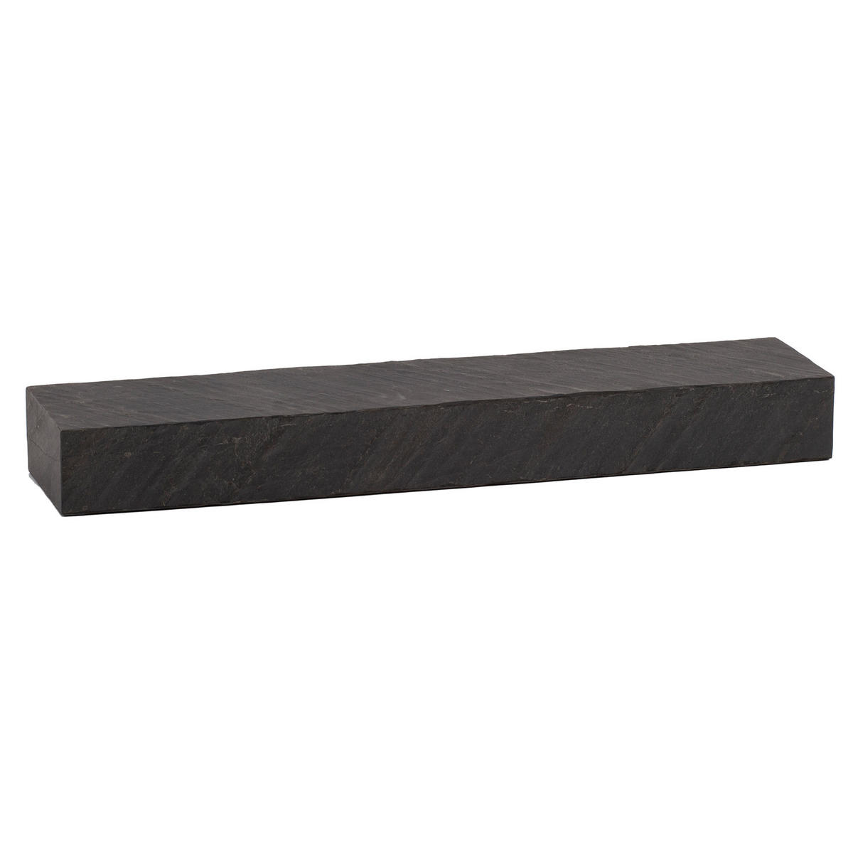 WANDREGAL Mango Massivholz Steinoptik Rechteckig Modern, Grau 90x20x10 cm - Grau, Holz (90/10/20cm) - KADIMA DESIGN