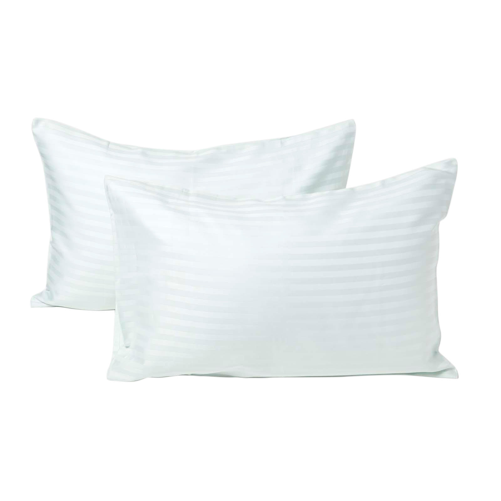 KINDER-KISSENBEZÜGE 2er-Set, Damast-Streifen - Blau, Textil (40/60cm) - Homescapes