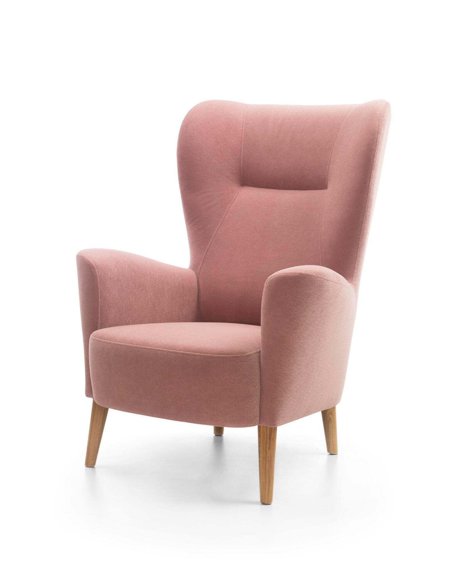 SESSEL NEXT Rosa 71x93x110 cm - Pink, Textil (71/110/93cm) - FURNLUX