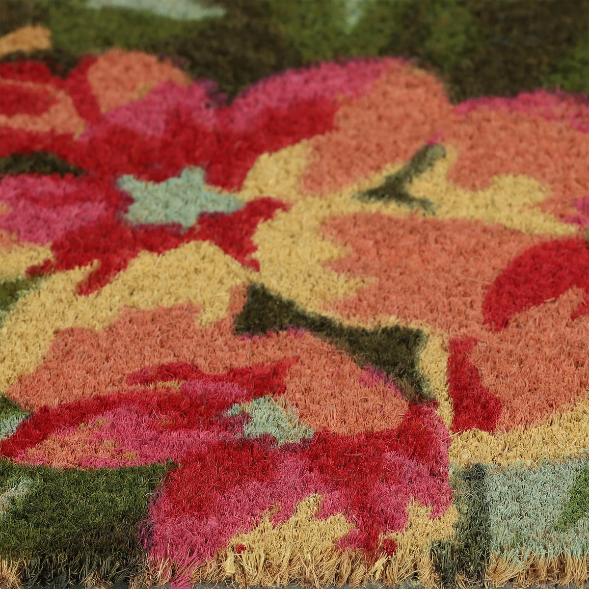 FUSSMATTE - Multicolor, Kunststoff/Textil (60/40cm) - Relaxdays