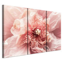 LEINWANDBILD Magnolie 3-tlg. 90x60 cm - Multicolor, Holz (90/60cm) - LUMASOUL