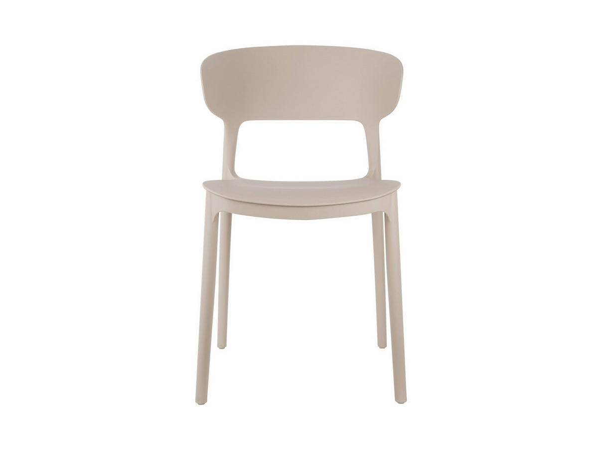 ESSZIMMERSTUHL Fain - Grau - 40,5/75 cm - Taupe, Kunststoff (40/75/50cm) - Leitmotiv