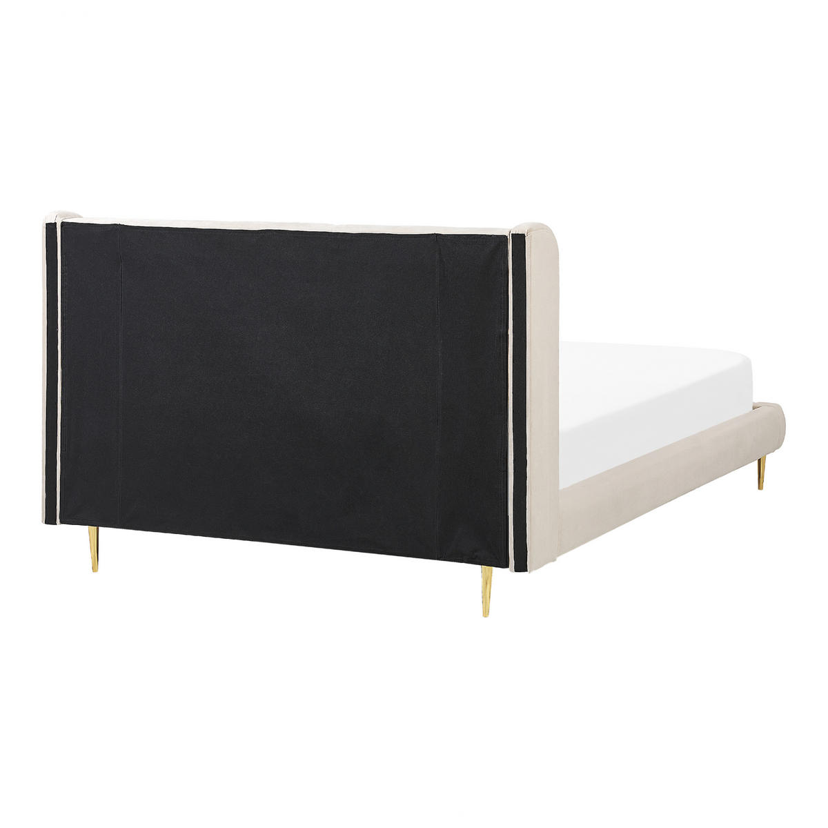 POLSTERBETT 140/200cm Beige Forbach - Beige, Textil (140/200cm) - Beliani