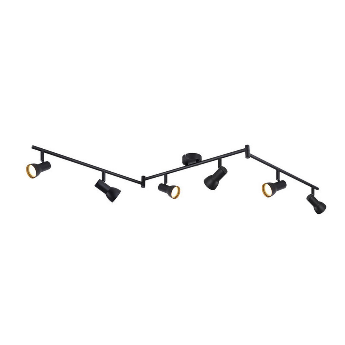DECKENLEUCHTE Warmeschiff 150/8/18.5cm - Schwarz, Metall (150/8/18.5cm) - Nettlife