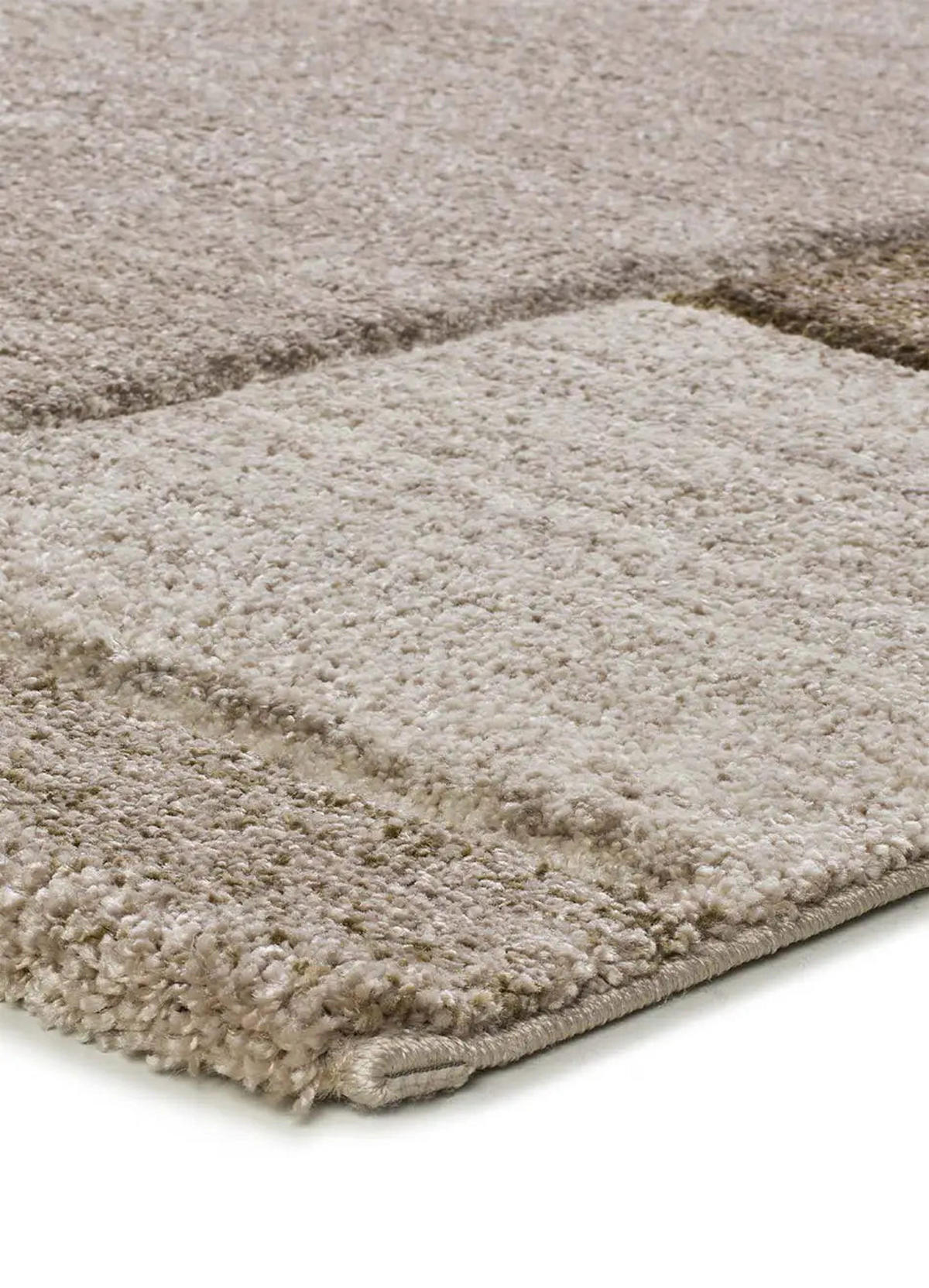 HOCHFLORTEPPICH Beige / Grün Teva 80/120 cm - Grün, Textil (80/120cm) - Atticgo