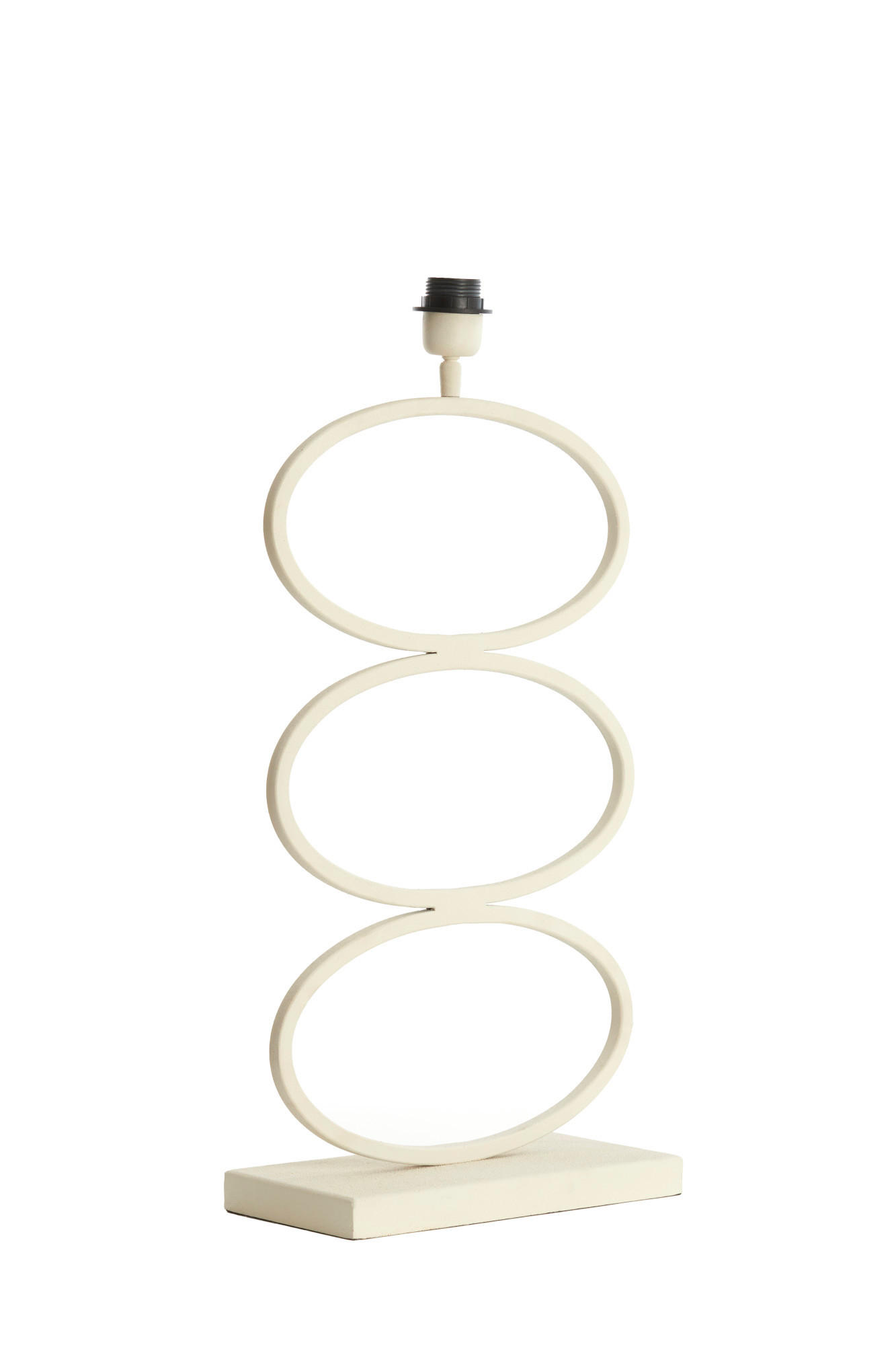 LAMPENFUSS Stelius Weiß Ø33/59 cm - Weiß, Metall (33/17/59cm) - Light & Living