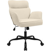 DREHSTUHL Stoff Creme - Creme/Schwarz, Textil (62/86/68cm) - CLP
