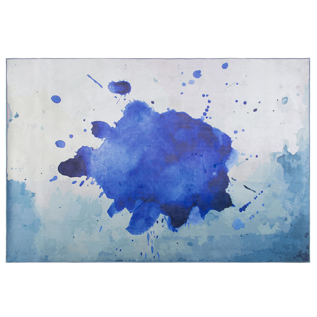 KURZFLOR-TEPPICH Odalar 230/160 cm - Blau, Kunststoff (160/230cm) - Beliani