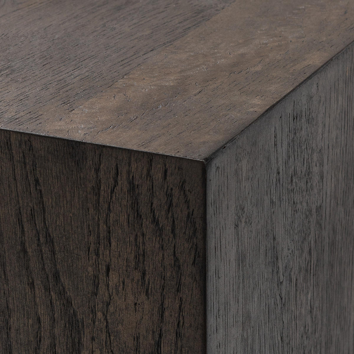 BEISTELLTISCH - Echtholzfurnier - Eichefarben, Holzwerkstoff (27/27/40cm) - home24