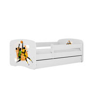 KINDERBETT Basketball mit Schublade und Matratze 160/80 - Weiß, Holzwerkstoff (80/160cm) - RAUMHIRSCH FURNITURE