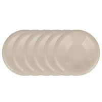 PASTATELLER (6er Set) Bon Ton - Beige, Keramik (23/23/4cm) - BUTLERS