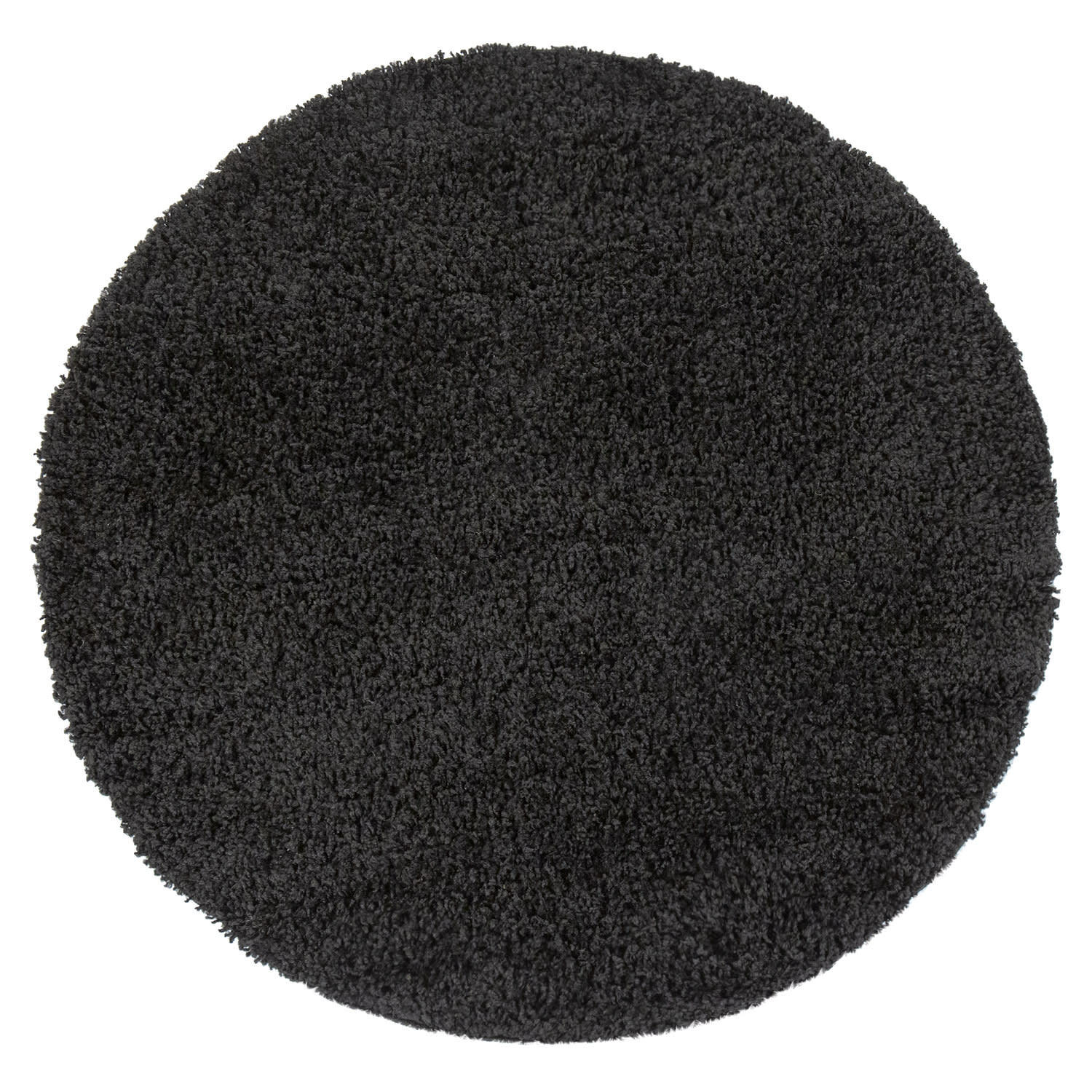HOCHFLORTEPPICH 80/80 cm Sky 250 - Schwarz, Kunststoff (80/80cm) - Paco Home