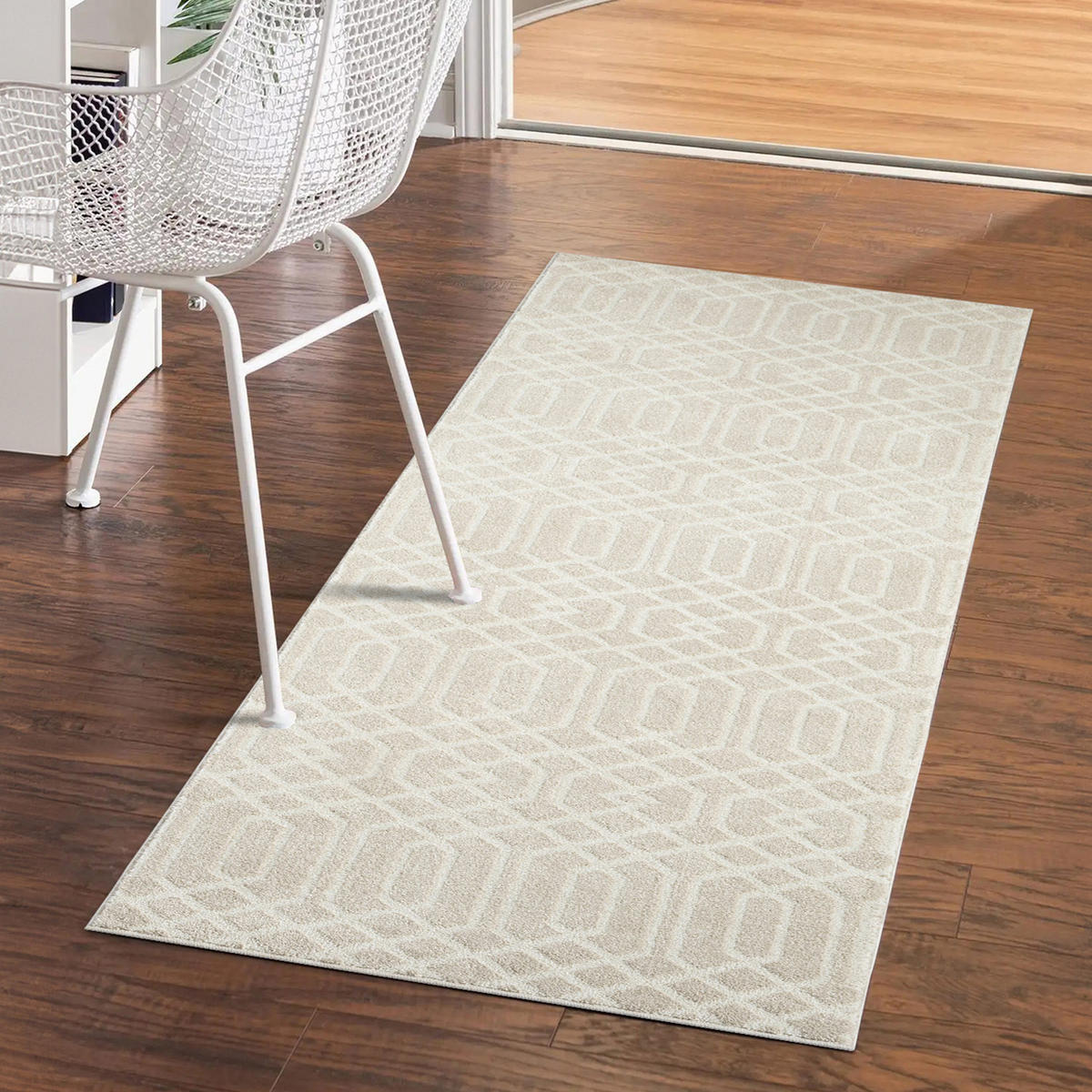 KURZFLOR-TEPPICH Flair 138 Beige 80x150 cm - Beige, Textil (80/150cm) - carpet city