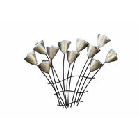 WANDDEKO Gold 78/60 cm - Goldfarben/Schwarz, Metall (1.4/60/4cm) - KUNSTLOFT