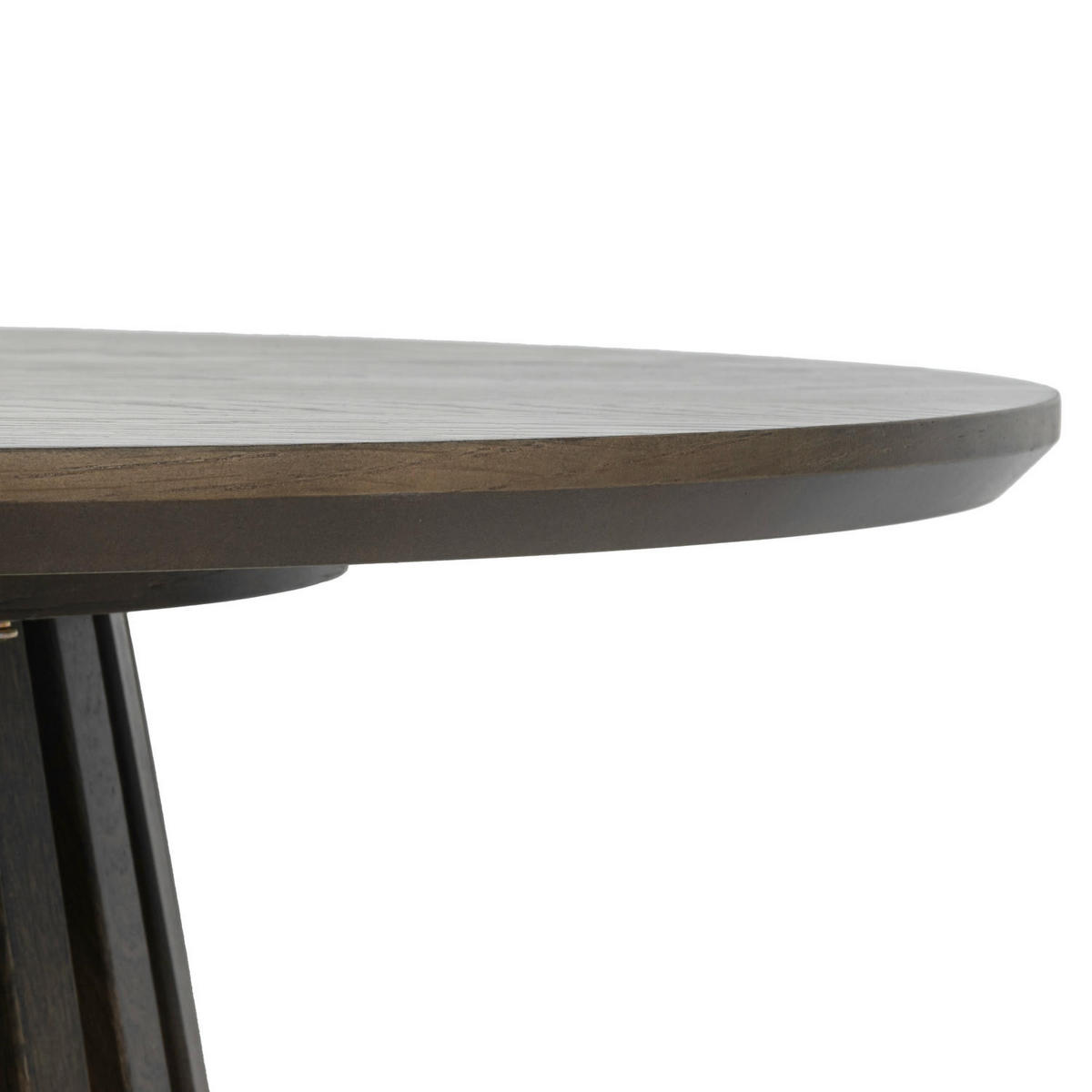COUCHTISCH rund Räuchereiche 60/60/40 cm - Braun, Holzwerkstoff (60/60/40cm) - Furnhouse