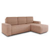 ECKSOFA Roma L - Rosa, Holz/Textil (236/150cm) - Sofnet