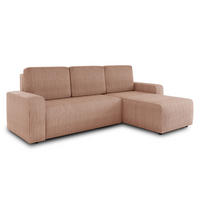 ECKSOFA Roma L - Rosa, Holz/Textil (236/150cm) - Sofnet