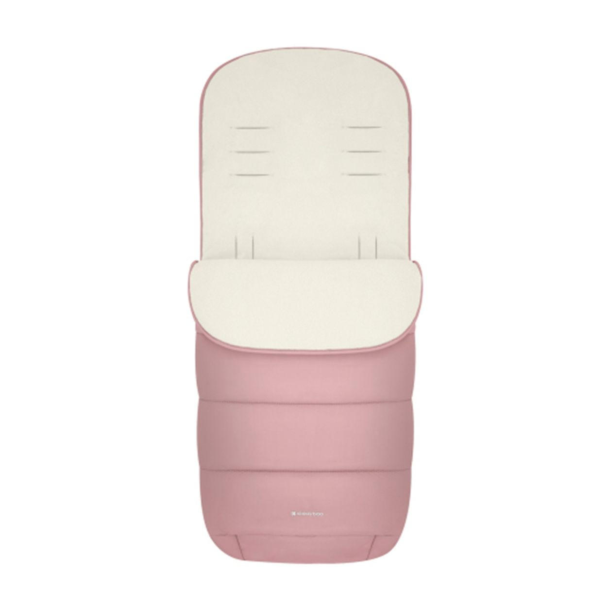 FUSSSACK Classic pink Fleece, wasserabweisend, 3- und 5-Punkt-Gurt, Reißverschluss - Pink, Textil (45/1/85cm) - Kikka boo