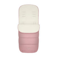 FUSSSACK Classic pink Fleece, wasserabweisend, 3- und 5-Punkt-Gurt, Reißverschluss - Pink, Textil (45/1/85cm) - Kikka boo