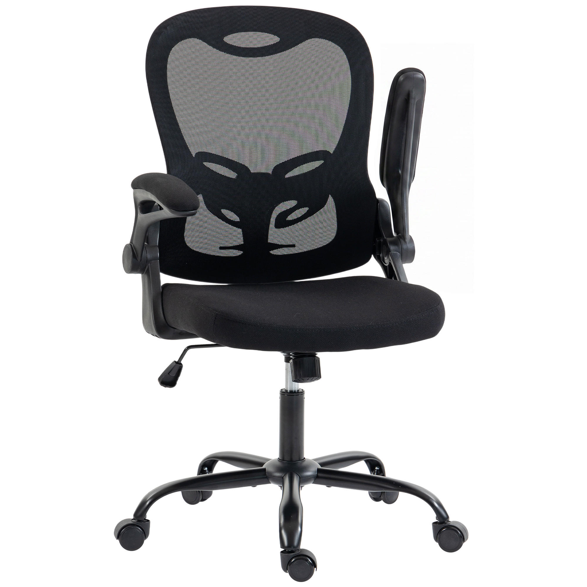 DREHSTUHL PANG-K8N4V2 Schwarz - Schwarz, Kunststoff (58/110.5/62cm) - PANGIVO