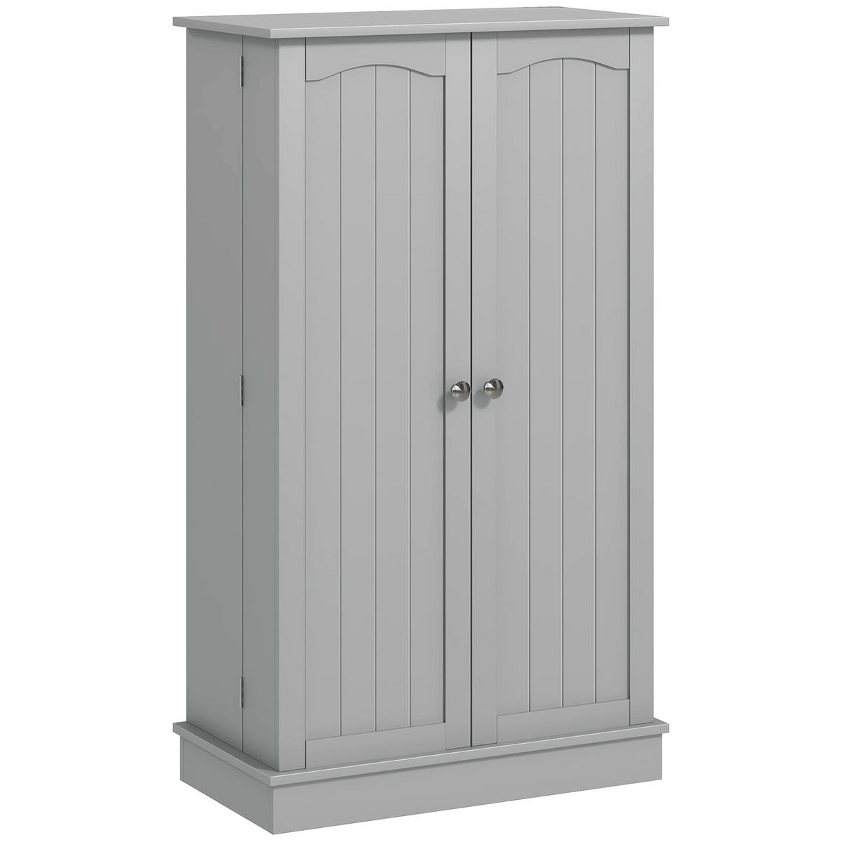 MEHRZWECKSCHRANK DE-11151 5 Böden Grau - Grau, Holzwerkstoff (30/104/60cm) - ComfortXL
