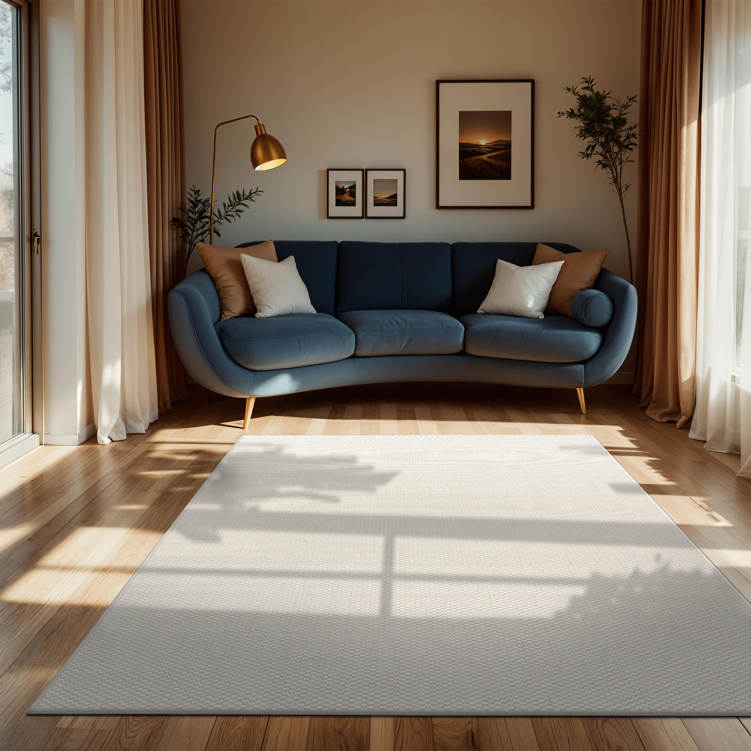OUTDOORTEPPICH 200/200 cm Venedig 165 - Beige, Textil (200/200cm) - Paco Home