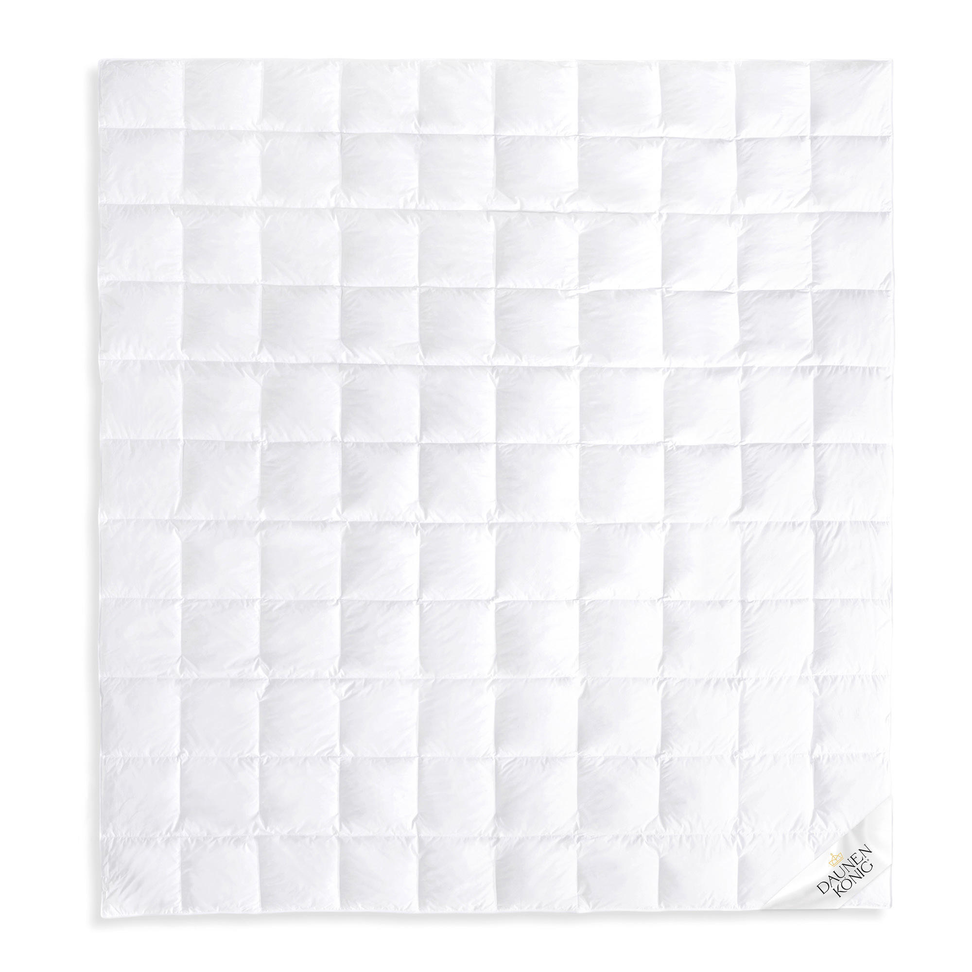Daunenkönig Sommerbettdecke Weiß 200x220 cm