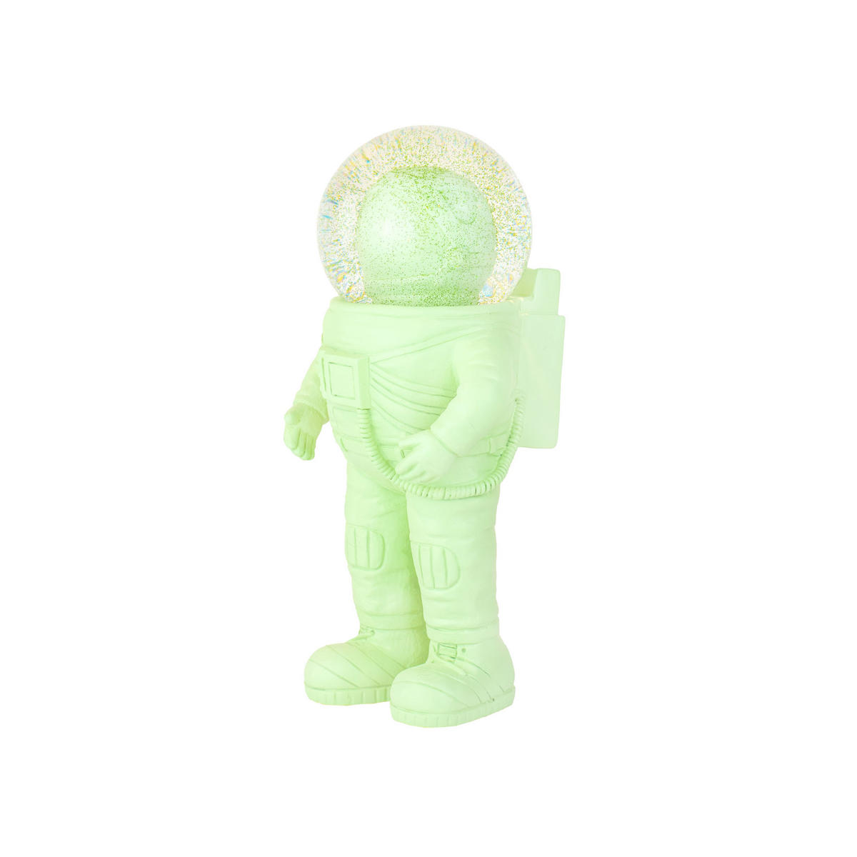 SCHNEEKUGEL Summerglobe The Astronauts Medium, Glas / Polyresin, Grün, 18 cm - Grün, Glas (8/18/9cm) - Donkey Products
