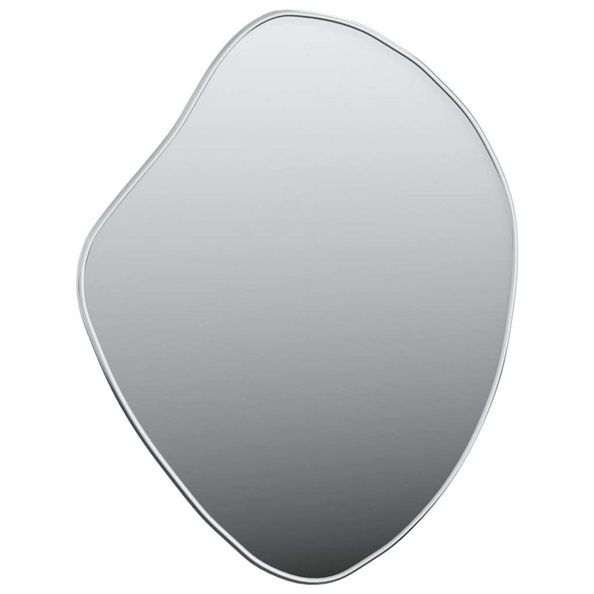 WANDSPIEGEL Silbern 50x40 cm - Silberfarben, Glas (40/50/1cm) - furnicato