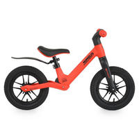 LAUFRAD Nimbus 12 Zoll rot Luftreifen Sitz verstellbar Leuchträder Schutzblech - Rot, Metall (86/35/54cm)