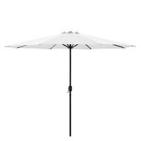 SONNENSCHIRM Budapest - Weiß, Textil/Metall (300/300cm) - casa.pro