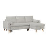 SCHLAFSOFA - 4 Personen-Sitzer - Stoff - Beige - - Beige, Textil (225/88/146cm) - Vente-Unique