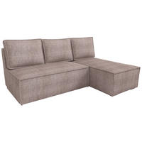 ECKSOFA Hector mit Schlaffunktion Puderrosa Cord - Rosa, Textil (200/141cm) - Bromarkt