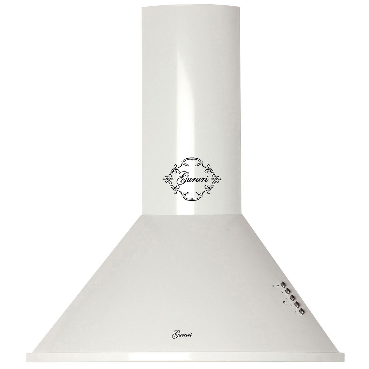 DUNSTABZUGSHAUBE GCH C 046 WH 6 N 60 cm Weiß - Weiß, Metall (60/117/50cm) - Gurari