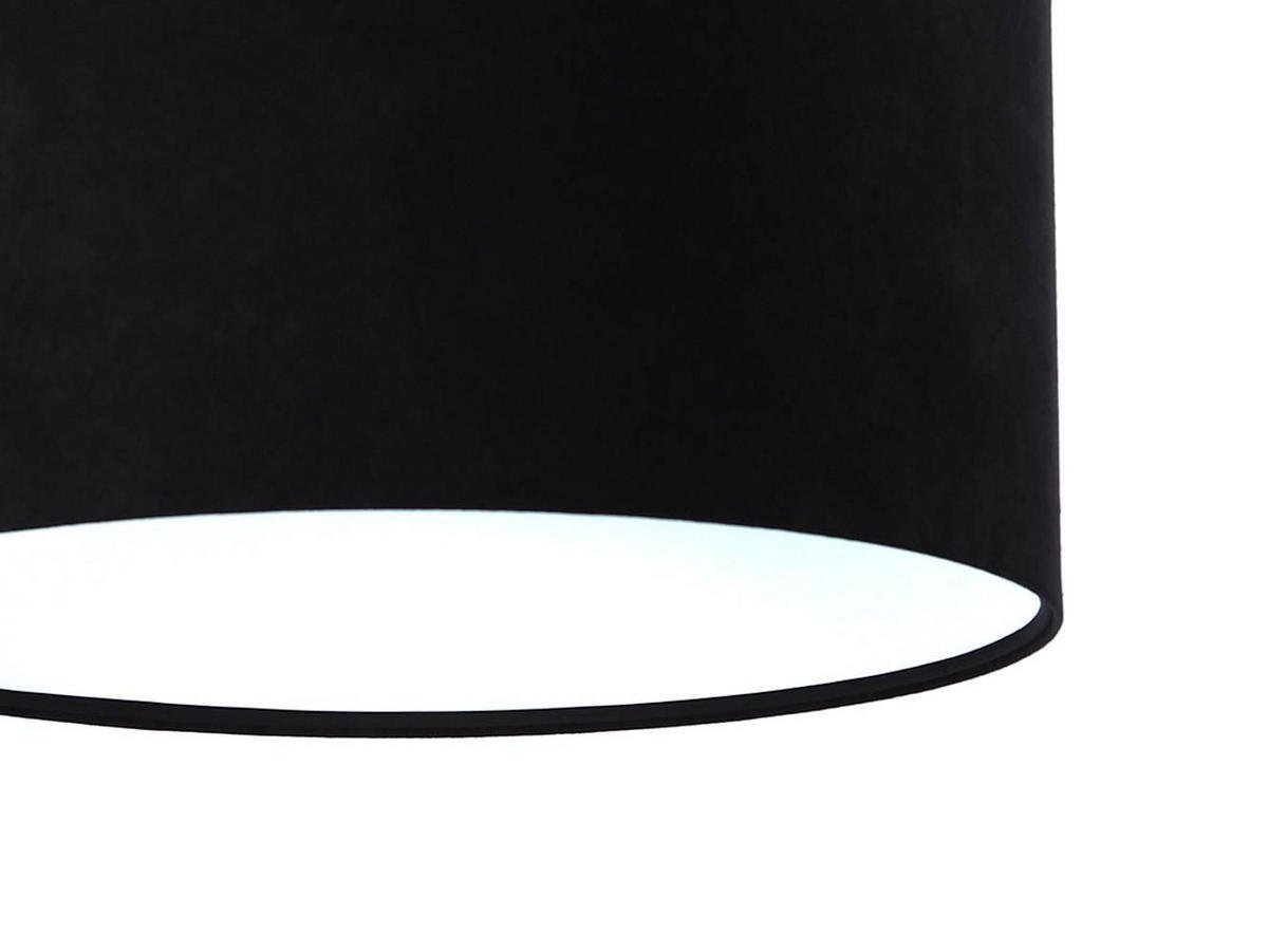 HÄNGELEUCHTE Schwarz 40/20 cm - Schwarz/Weiß, Kunststoff (40/0.6/20cm) - ONZENO