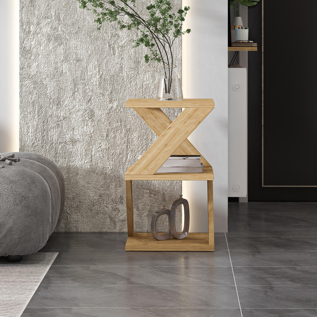 BEISTELLTISCH Tulpe Beige 91522 - Beige, Holzwerkstoff (30/29/50cm) - moebel17