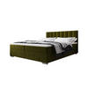BOXBETT ZILANO 2 mit Matratze H3 und Topper 160x200 Itaka 65 - Grün, Holz/Textil (160/200cm) - Bedante