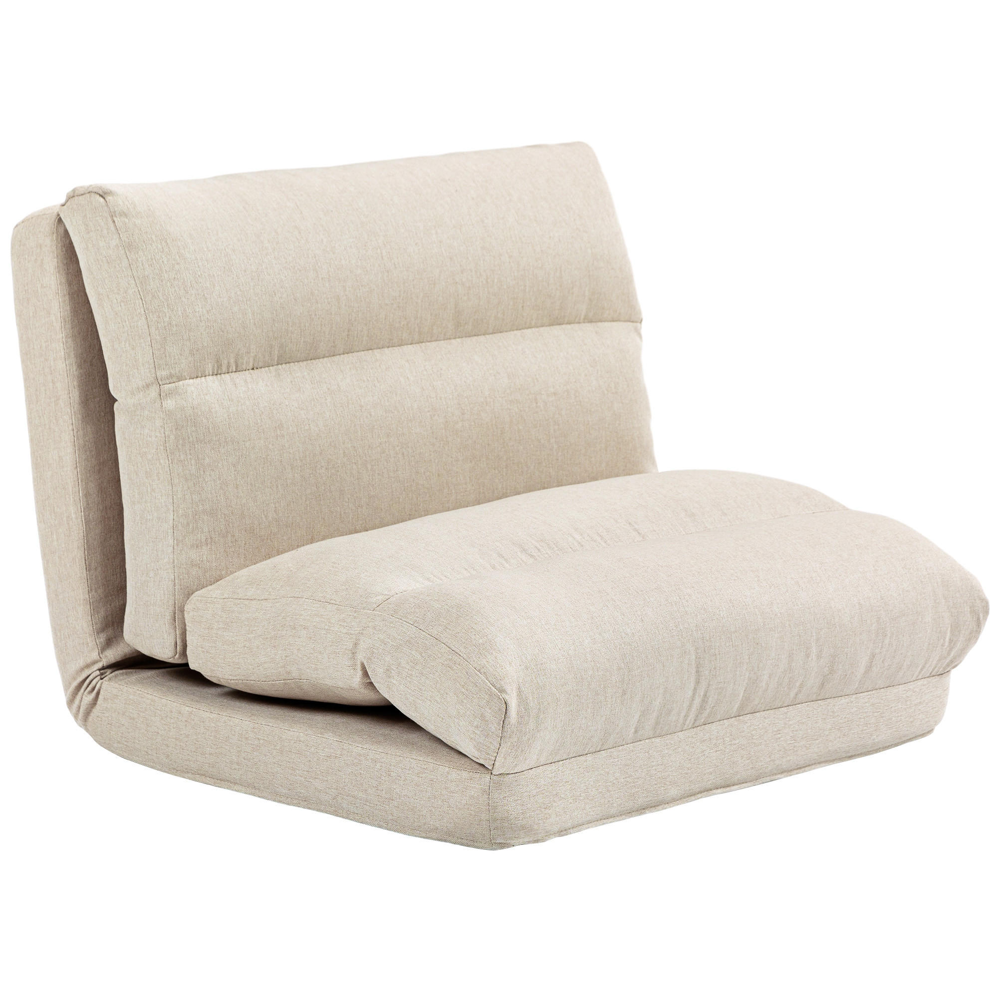 SCHLAFSESSEL Beige - Beige, Kunststoff (72/56/70cm) - HOMCOM