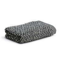 HANDTUCH BROOKLYN - Schwarz/Naturfarben, Textil (50/100cm) - MÖVE