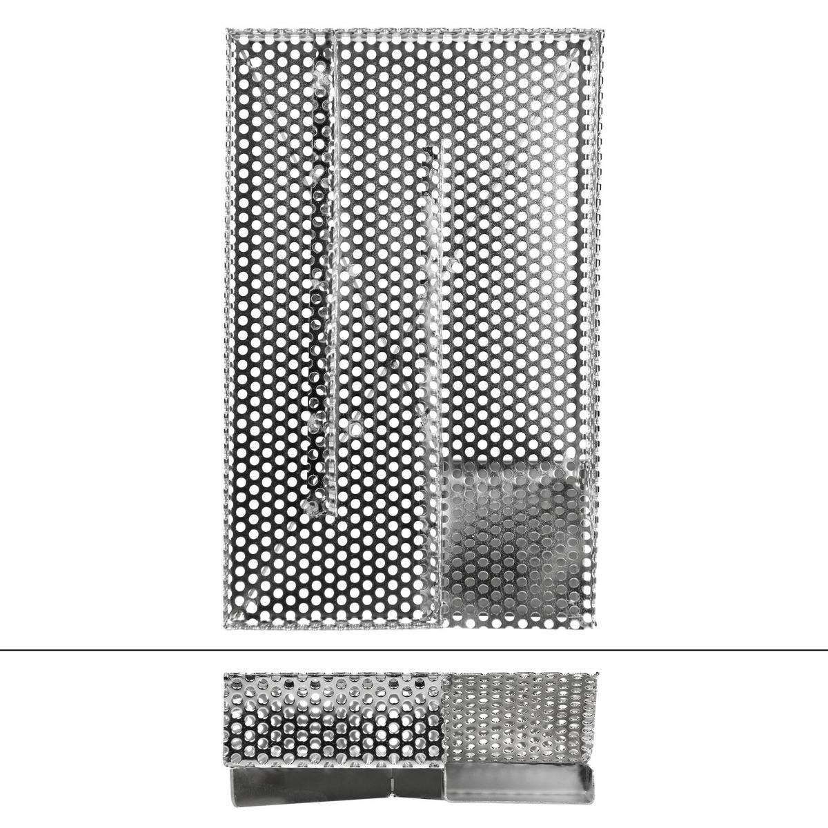 RÄUCHERBOX - Silberfarben, Metall (12.5/4.5/20cm) - ECD-Germany