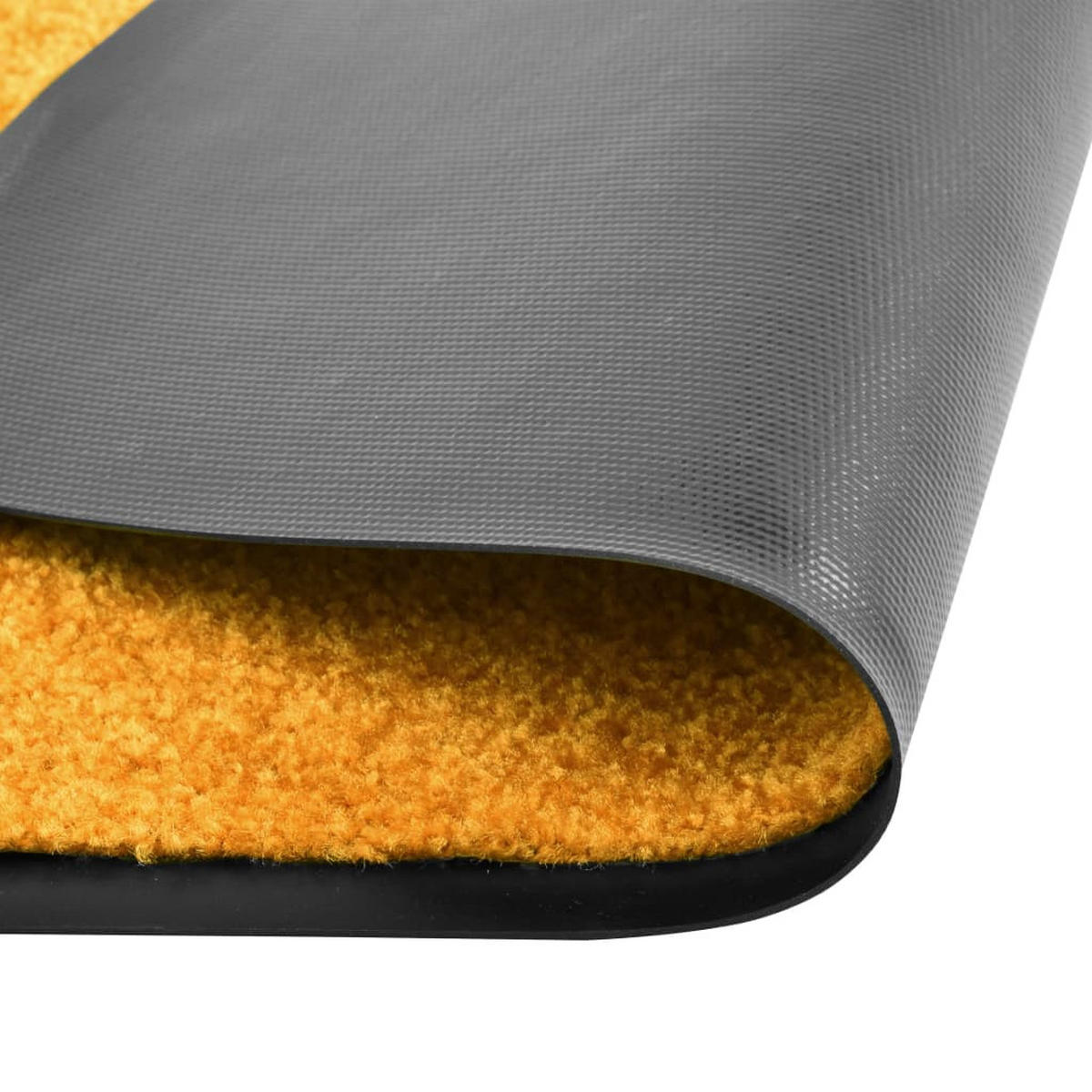 FUSSMATTE Waschbar Orange 90/150 Cm - Orange, Kunststoff (90/150cm) - vidaXL