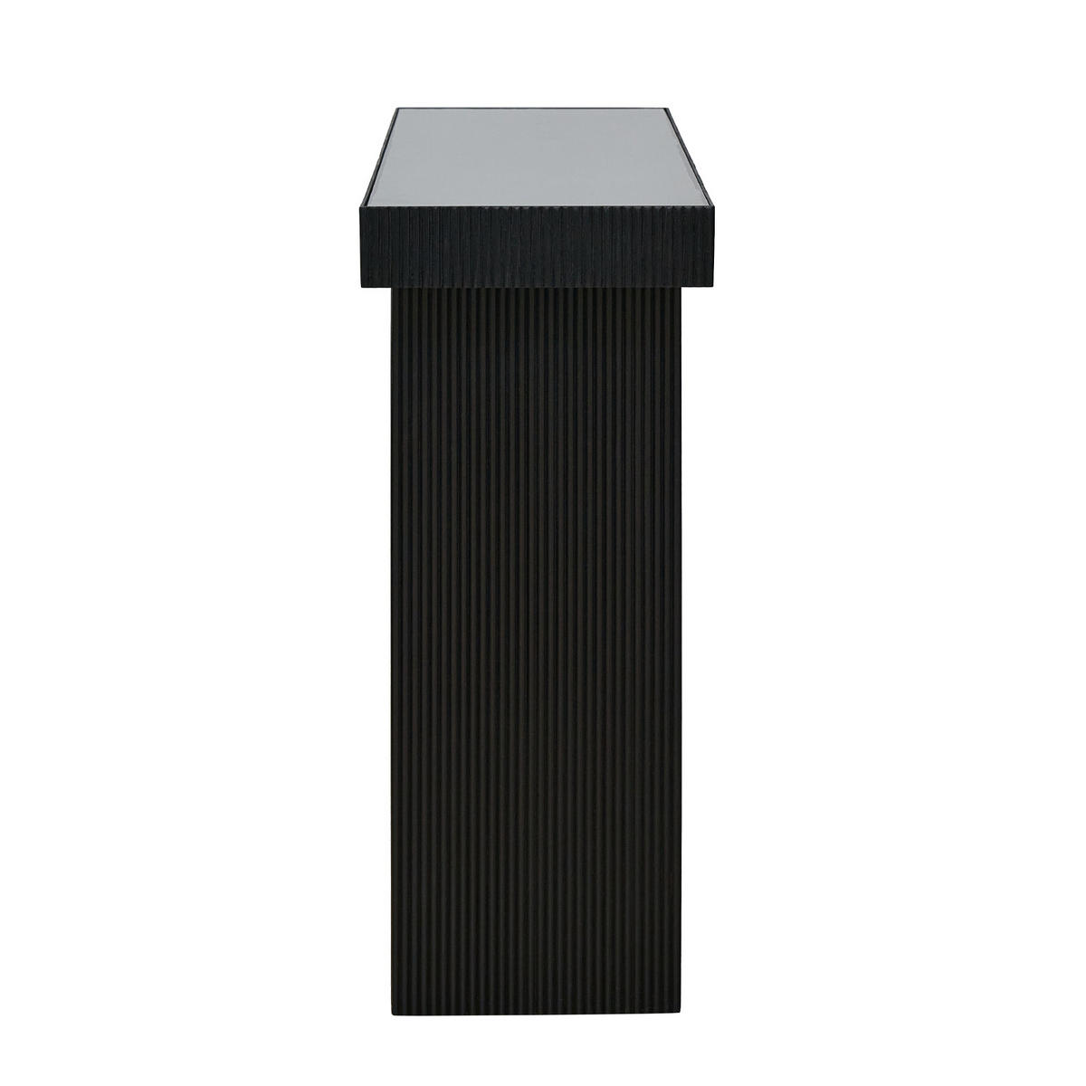 KONSOLENTISCH ALVARO Schwarz/Schwarz - Schwarz, Holzwerkstoff (38/110/85cm) - SVITA