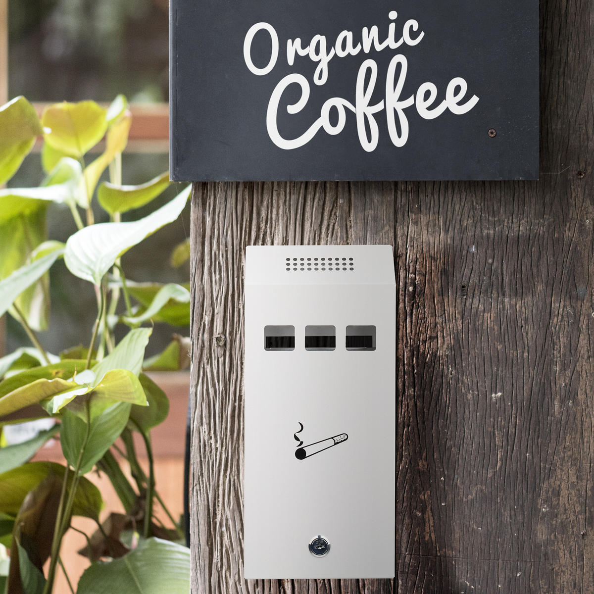 WANDASCHENBECHER - Weiß, Metall (15cm) - Relaxdays