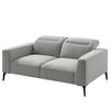 2-SITZER SOFA - Schwarz/Hellblau, Textil/Metall (170/73/107cm) - home24
