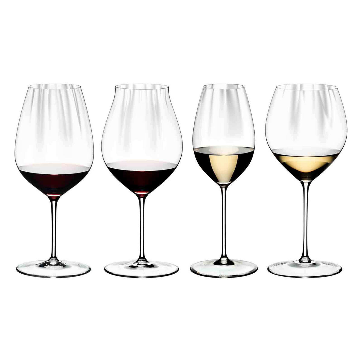 VERKOSTUNGSGLÄSER Performance transparent 4er Set - Transparent, Glas - Riedel