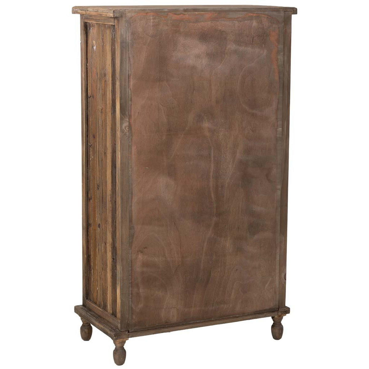 VITRINE mit 2 türen und 1 schublade 80x42x138 cm - Braun, Holz (80/138/42cm) - Wanderlust