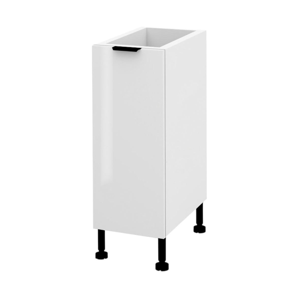 UNTERSCHRANK – 30 cm – KU-D30 – Lunara – Weiß Hochglanz - Weiß Hochglanz, Holzwerkstoff (30/72/52cm) - hi-markt