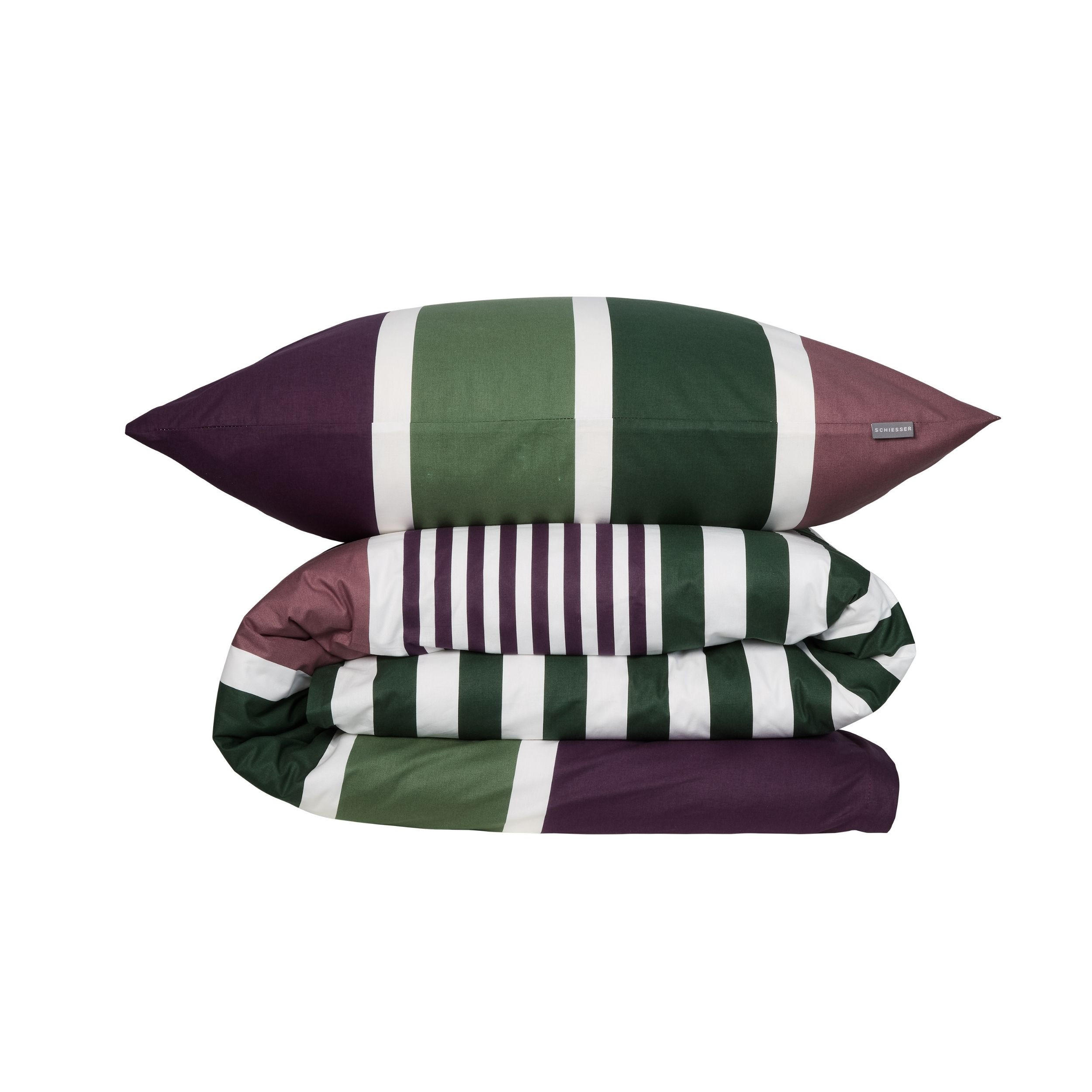 BETTWÄSCHESET Smarell - Renforcé - 2-teilig - 135 x 200 cm - Grün - Grün, Textil (135/200cm) - SCHIESSER